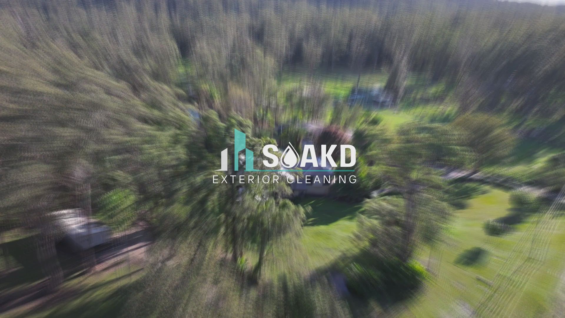 Daniel Fenton, founder of SOAKD Exterior Cleaning, on site