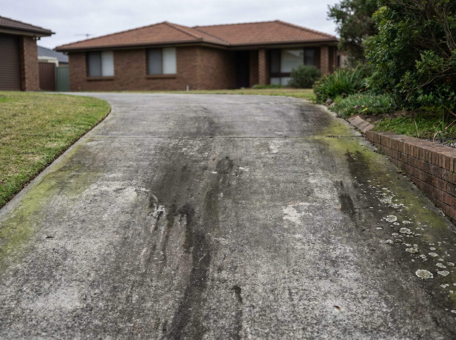 Before: High-Pressure Cleaning