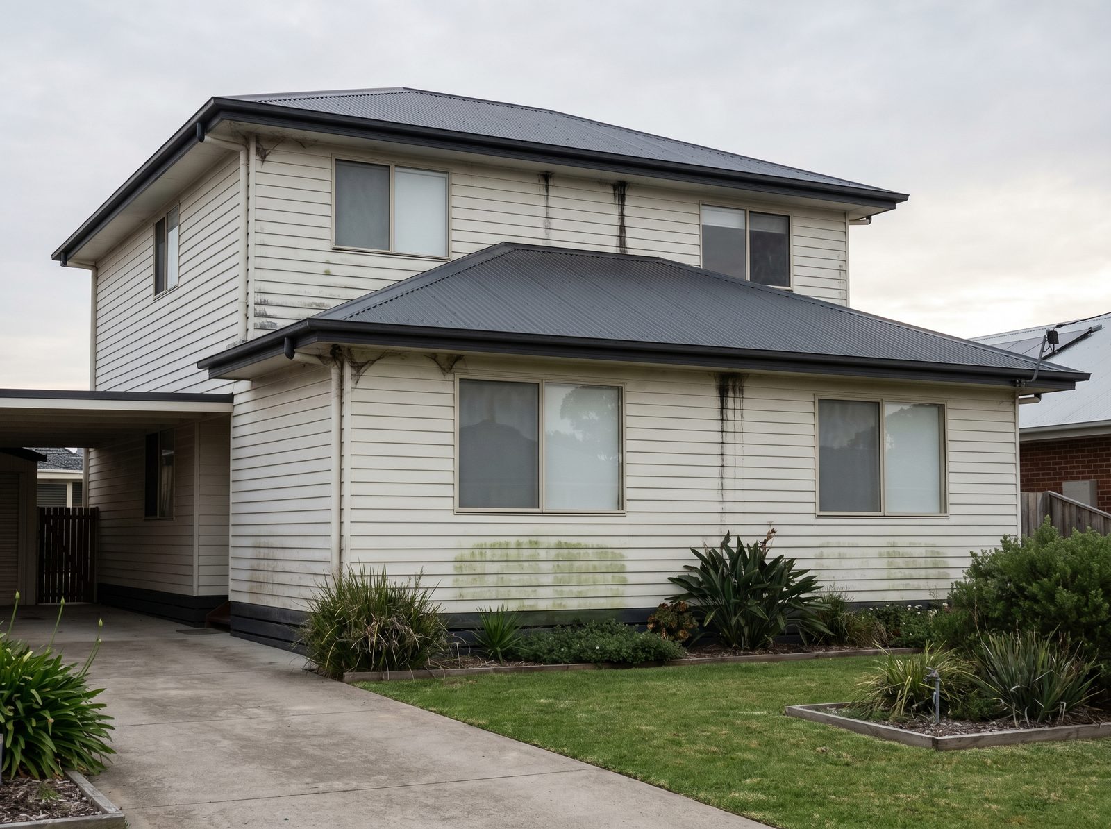 Before: House Washing